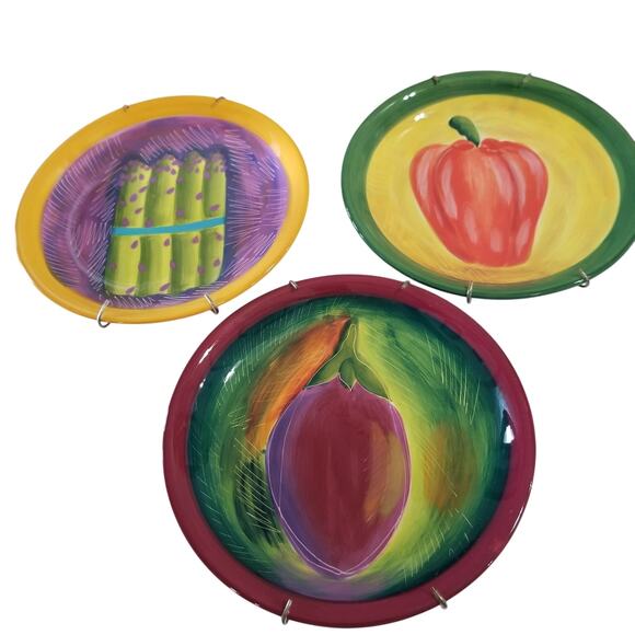 222 Fifth Farmers Market Jane Davies plates - Picture 8 of 8